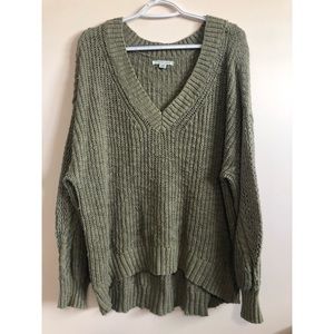 🔆 SALE 🔆 Knit V-Neck Oversized Sweater AE
